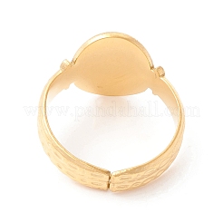 Placcatura ionica (ip) anello polsino in acciaio inossidabile 304&nbsp;RJEW-F121-02G