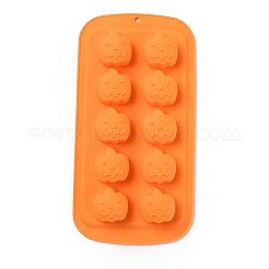 Moules en silicone de qualité alimentaire en forme de citrouille d'halloween&nbsp;DIY-H126-02
