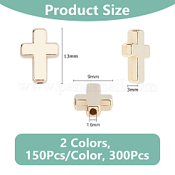 300 stücke 2 farben ccb kunststoffperlen&nbsp;CCB-DC0001-12