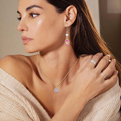 12 pièces 6 styles en laiton micro pavé pendentifs en zircone cubique claire&nbsp;KK-HS0015-79