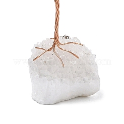 Natürliche Amethyst-Chips als Baum-des-Leben-Dekorationen&nbsp;DJEW-P022-01A-01