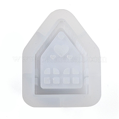 Haus DIY Pixel Herz Treibsand Silikonformen&nbsp;AJEW-U013-01A