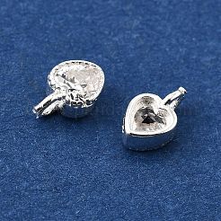 925 breloque en argent sterling avec zircone cubique transparente&nbsp;STER-D306-04S-02
