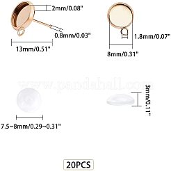 Kits de fabrication de boucles d'oreilles bricolage&nbsp;DIY-UN0001-43RG