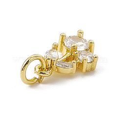 Ottone micro spianare fascino zirconi&nbsp;ZIRC-F132-05G
