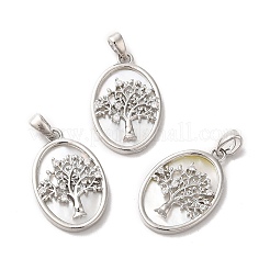 Pendentifs coquille en laiton&nbsp;KK-M243-34P