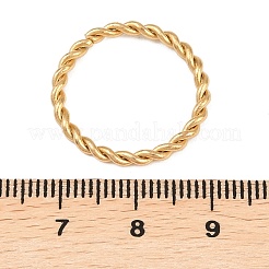 Ionenplattierung (IP) 304 Edelstahl-Manschettenringe&nbsp;RJEW-E169-02G