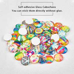 Cabochons di vetro&nbsp;GGLA-R040-25mm-04
