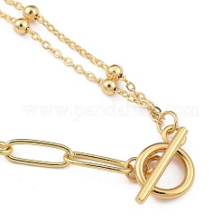 Collana a catena in ottone&nbsp;NJEW-JN03008
