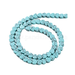 Filo di perline turchesi sintetici&nbsp;G-M403-A29-02