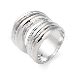 Mehrlagige Wickelfingerringe aus Legierung für Damen&nbsp;RJEW-K277-02P