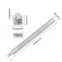 Ensemble de perforateurs en alliage de zinc&nbsp;TOOL-WH0018-66P-02