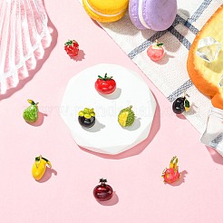 10 épingle en émail sur le thème des fruits&nbsp;JEWB-CJ0001-83
