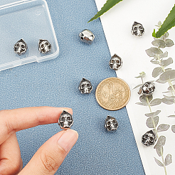 10 pièce de perles d'Halloween en acier inoxydable 304&nbsp;STAS-DC0008-83