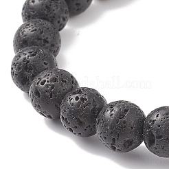 Braccialetti di stirata naturali misti di pietra&nbsp;BJEW-JB08718