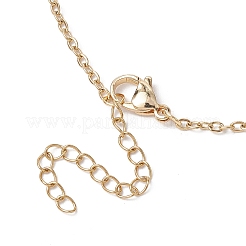 3 Stück 3 Stile 304 Edelstahl Kabelkette Makramee Beutel leer Steinhalter Halskette machen&nbsp;NJEW-JN04974