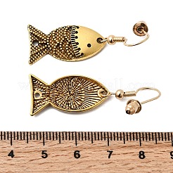 Ohrhänger aus Fischlegierung&nbsp;EJEW-C167-01AG