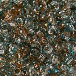 Perles rondes en verre de couleurs transparentes&nbsp;SEED-F006-05A-10