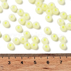 Imitationsjade 3/0 Glasperlen&nbsp;SEED-Z001-A-A07