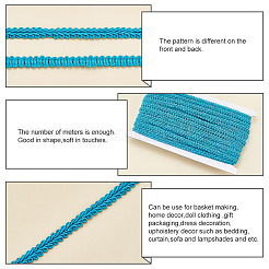 Bordure en dentelle tressée en polyester&nbsp;OCOR-WH0060-45D