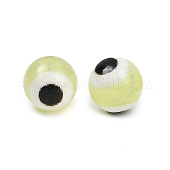 Leuchtende & bedruckte opake Acrylperlen&nbsp;LACR-G050-01B