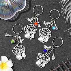 Porte-clés pendentif en alliage lampwork&nbsp;KEYC-JKC01276