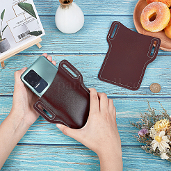 2 Stück Gürteltasche für Handy aus PU-Leder&nbsp;AJEW-GF0005-26A