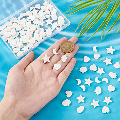 Natürlichen Süßwasser-Muschelperlen&nbsp;SHEL-BC0001-009