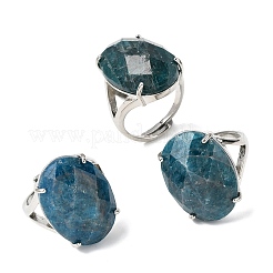 Bagues en apatite naturelle&nbsp;RJEW-C154-01J