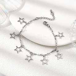 Bracelets à breloques en acier inoxydable 304&nbsp;BJEW-JB12840