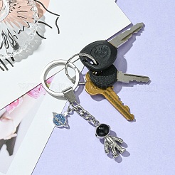 Porte-clés en alliage émail et strass&nbsp;KEYC-YW00044