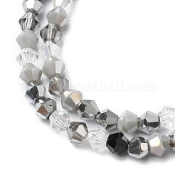 Abalorios de vidrio electroplate hebras&nbsp;EGLA-D018-02C