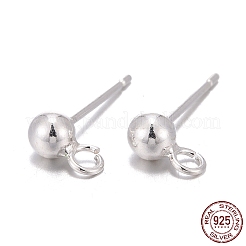 Accessoires de clous d'oreilles en 925 argent sterling&nbsp;LS-STER-S002-49