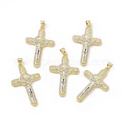 Placage en rack pendentifs en laiton écologiques&nbsp;KK-B065-09P