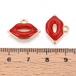 Pendentifs d'émail en alliage&nbsp;ENAM-S121-093