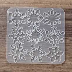 Schneeflocken-Anhänger aus Silikon zum Selbermachen&nbsp;DIY-G100-01D