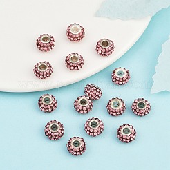Harz Strass Perlen&nbsp;CPDL-H001-10x7mm-9