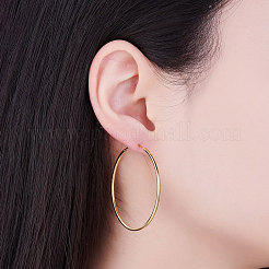 Orecchini con cerchio in argento sterling&nbsp;JE670B-04