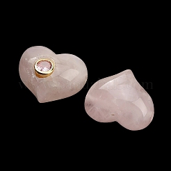 Perlas naturales de cuarzo rosa&nbsp;GG-CBACC2B-03G