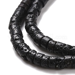 Fili di perle di roccia lavica naturale&nbsp;G-M394-03B