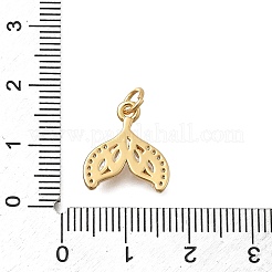 Pendentifs avec zircon cubiques à micro-pavés en laiton&nbsp;KK-D431-005A-G