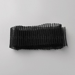 Stoff mit plissiertem Rüschenbesatz aus Kunststoff für die Dekoration von Kleidertaschen&nbsp;DIY-WH0568-54A