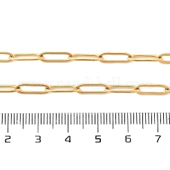 Collier chaîne trombone en acier inoxydable 304 avec placage ionique (IP)&nbsp;NJEW-D045-14G