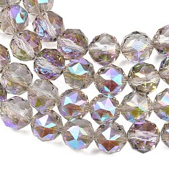 Transparentes perles de verre de galvanoplastie brins&nbsp;EGLA-N002-34C-B11