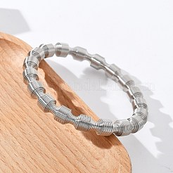 304 Edelstahl Stretch-Armreifen für Damen&nbsp;LS-BJEW-P315-02F-P