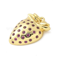Colgante micropavé cubic zirconia de latón&nbsp;KK-S511-03C-G