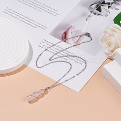 Halsketten mit Kugelanhänger aus natürlichen Edelsteinen&nbsp;NJEW-JN03870