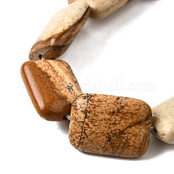 Natürliches Bild Jaspis Perlen Stränge&nbsp;G-S386-A14