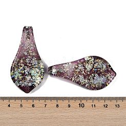 Lampwork großen Anhänger&nbsp;FOIL-K003-01A