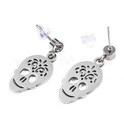 Ohrstecker aus 201 Edelstahl&nbsp;EJEW-T008-JN734